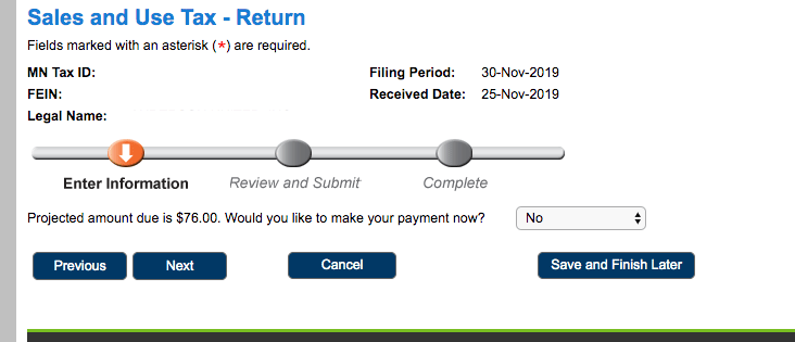 how to pay sales tax in minnesota