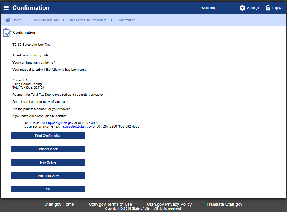 How to File and Pay Sales Tax in Utah TaxValet