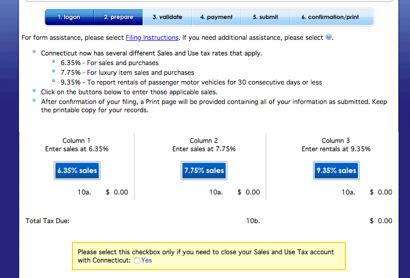 How to File and Pay Sales Tax in Connecticut TaxValet