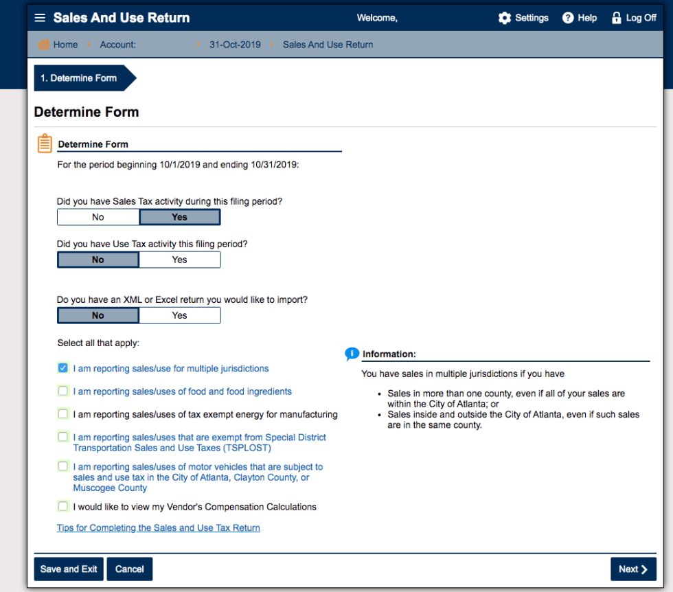 How to File and Pay Sales Tax in Georgia | TaxValet