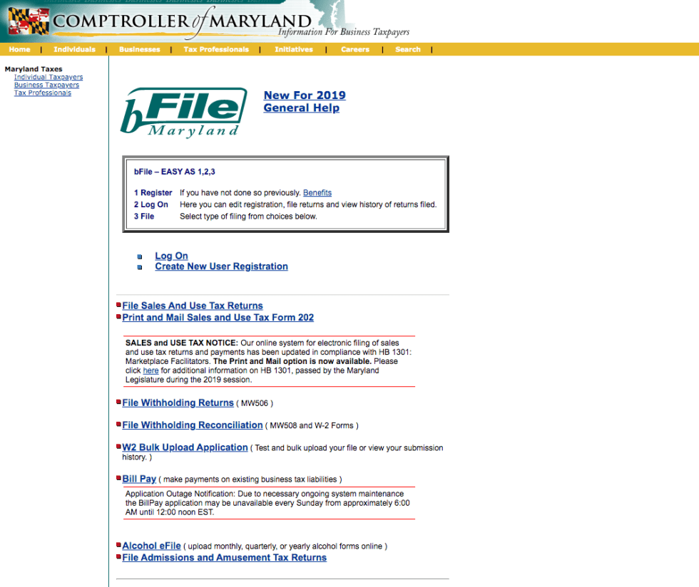 How To File And Pay Sales Tax In Maryland | TaxValet