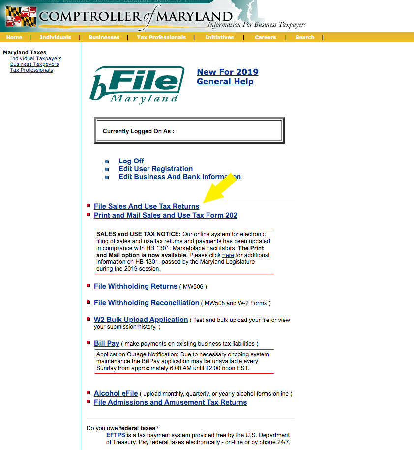 How To File And Pay Sales Tax In Maryland | TaxValet