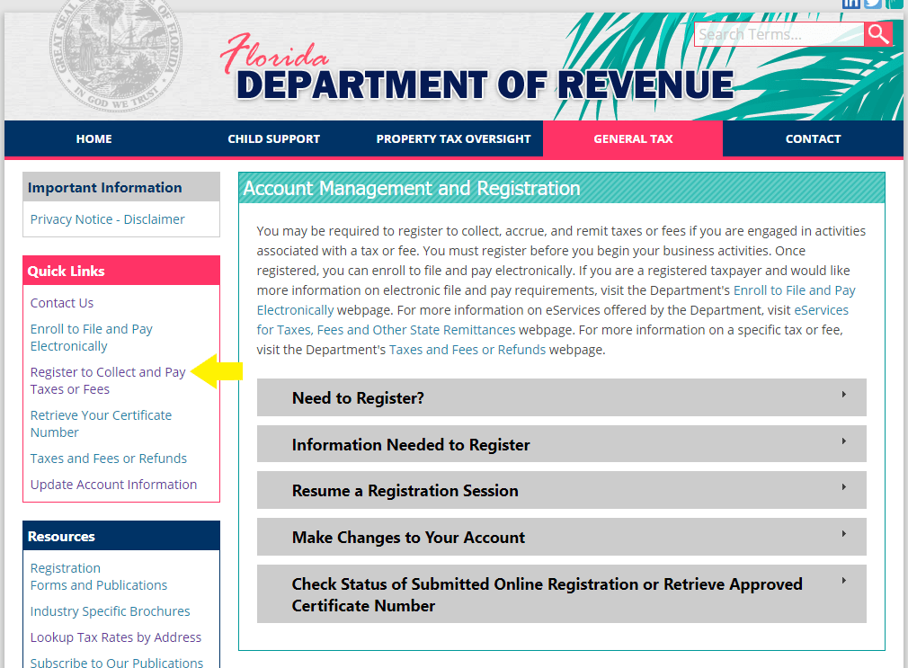 How to Register for a Sales Tax Permit in Florida TaxValet